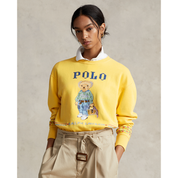 Sweat New Orleans Polo Bear en molleton - Polo Ralph Lauren - Modalova