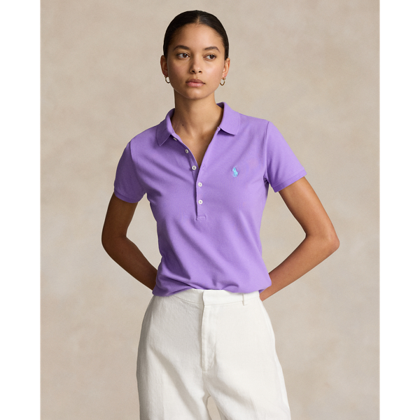 Polo en coton stretch Slim Fit - Polo Ralph Lauren - Modalova