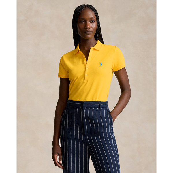 Polo Ralph Lauren Slim Fit Stretch Polo Shirt In Yellowfin