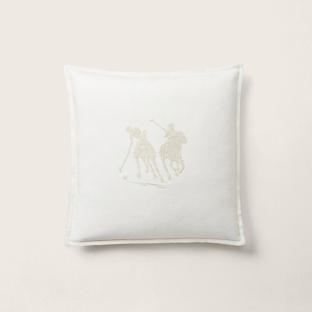 Ralph Lauren Griffith Throw Pillow In White