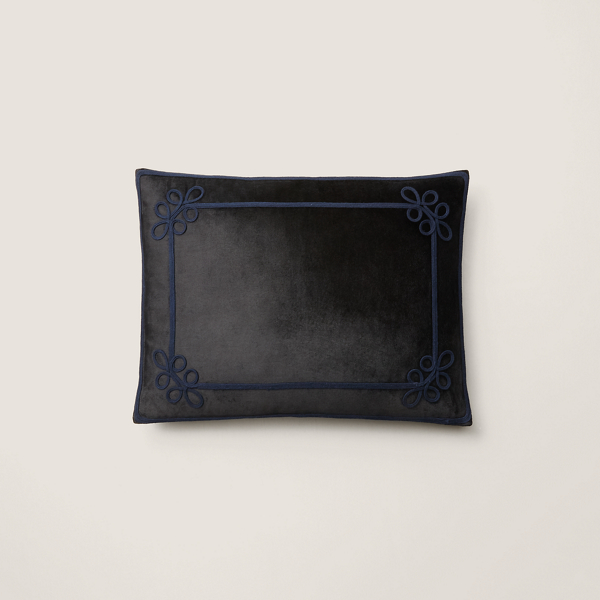 Ralph Lauren Merkel Decorative Pillow, 15" X 20" In Black