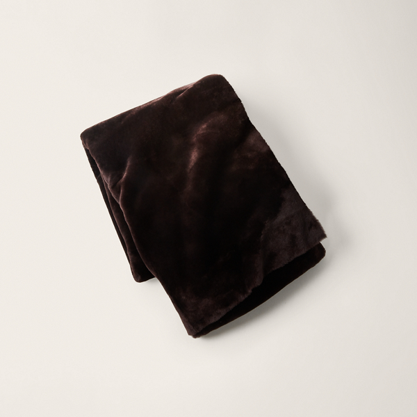 Polo Ralph Lauren Arden Throw Blanket In Brown