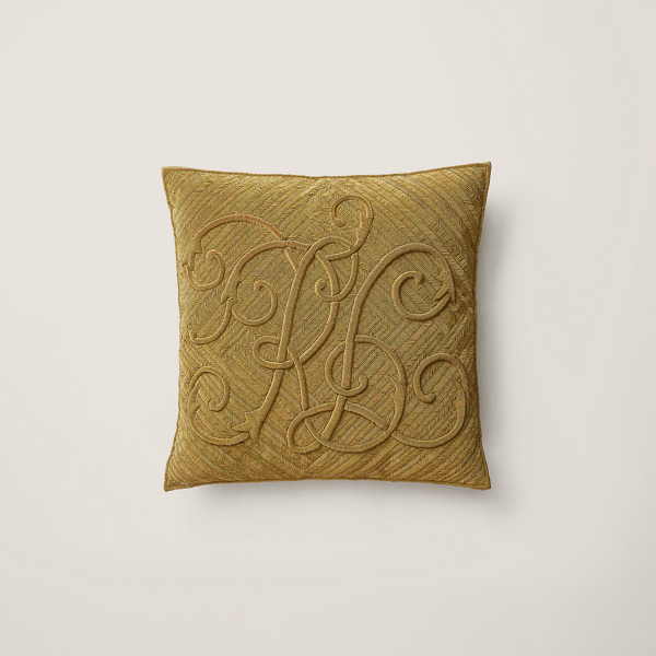 Ralph Lauren Rycroft Throw Pillow In Gold