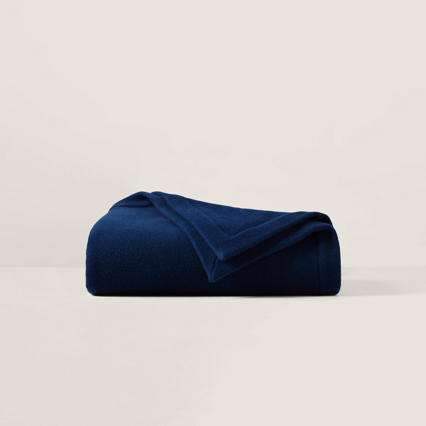 Ralph Lauren Ellerston Bed Blanket In Polo Navy