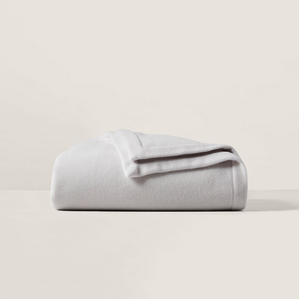Shop Ralph Lauren Ellerston Bed Blanket In Platinum