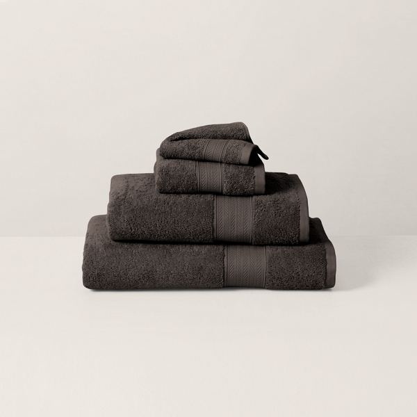 Polo Ralph Lauren Organic Cotton Dawson Bath Towels & Mat In Stadium Gray