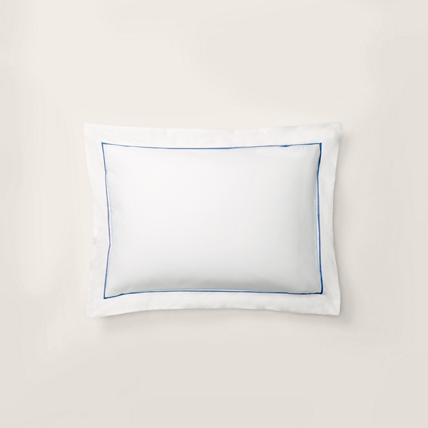 Polo Ralph Lauren Organic Cotton Percale Palmer Sham In Harbor Blue
