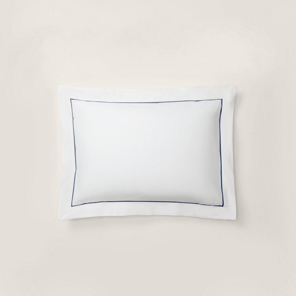Polo Ralph Lauren Organic Cotton Percale Palmer Sham In Polo Navy
