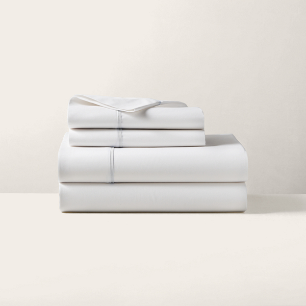 Polo Ralph Lauren Organic Cotton Percale Palmer Sheeting In Pebble