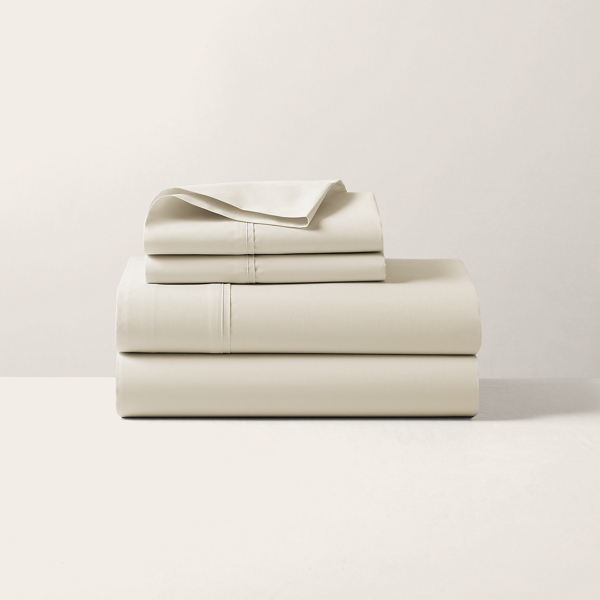 Ralph Lauren Rl Organic Cotton Percale Sheeting In Sand Dune