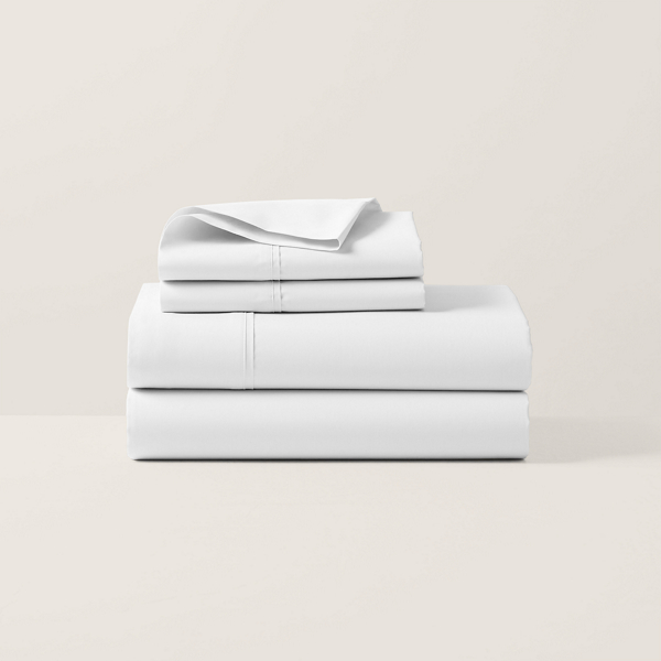 Ralph Lauren Rl Organic Cotton Percale Sheeting In Pebble