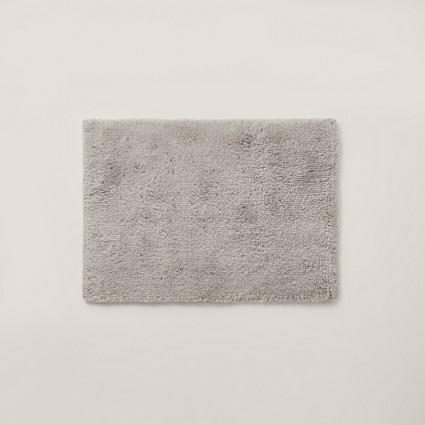 Polo Ralph Lauren Organic Cotton Dawson Bath Rug In Chateau Gray