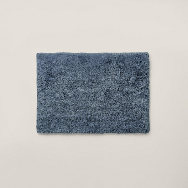 Polo Ralph Lauren Organic Cotton Dawson Bath Rug In Heritage Navy
