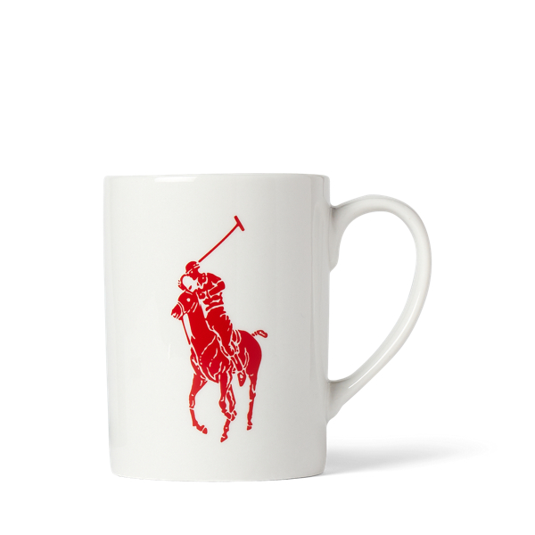 Polo Ralph Lauren Pony Mug In Rl Red
