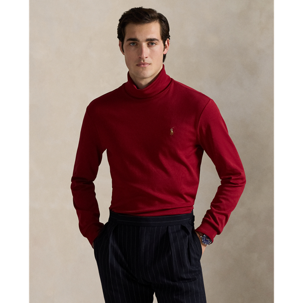 This wear-with-anything roll neck is made from the same smooth interlock fabric that's used in our Soft Cotton Polo shirts.