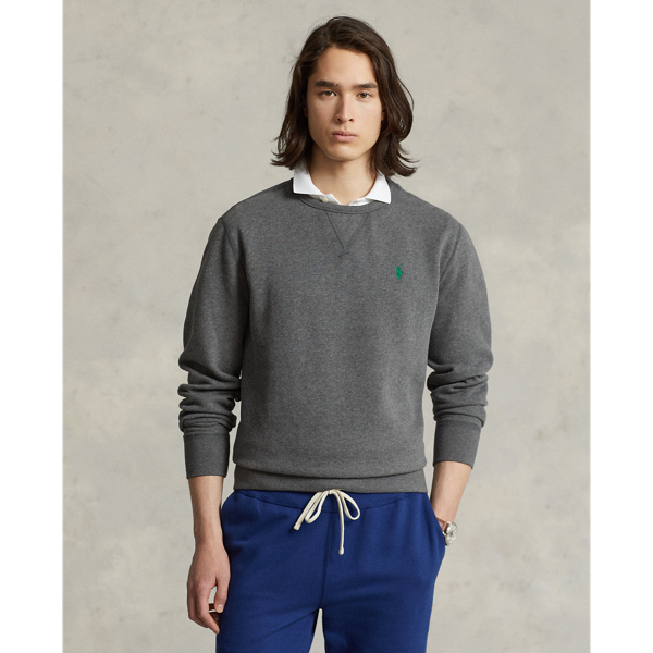 Ralph Lauren The Rl Fleece Sweatshirt In Barclay Heather