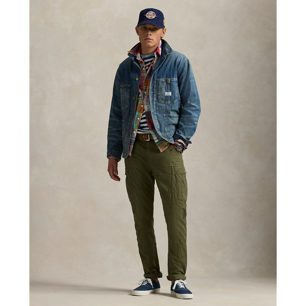 Ralph Lauren Slim Fit Canvas Cargo Pant In Outdoors Olive