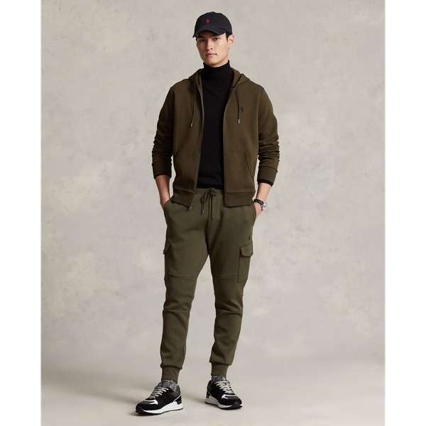 Polo Ralph Lauren Double-knit Cargo Jogger Pant In Company Olive/c9760
