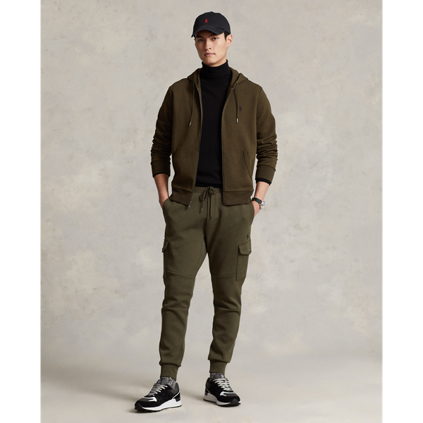 Double-Knit Cargo Jogger Pant