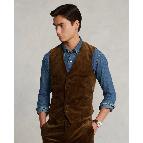 Polo Ralph Lauren Corduroy Vest In Snuff ModeSens