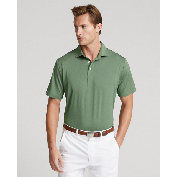 Rlx Golf Classic Fit Performance Polo Shirt In Cargo Green