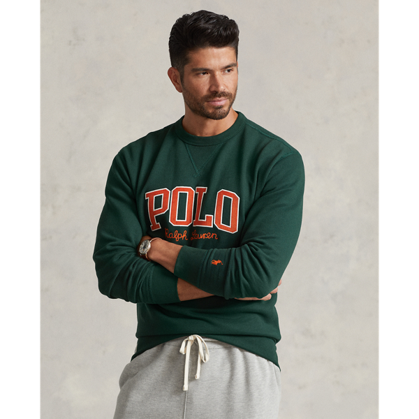 Polo Ralph Lauren The Rl Fleece Logo Sweatshirt In College Green