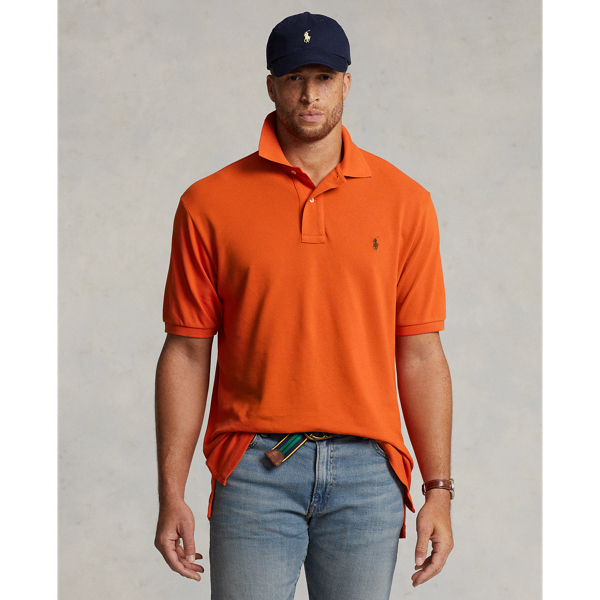 Polo Ralph Lauren The Iconic Mesh Polo Shirt In College Orange