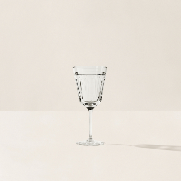 Ralph Lauren Coraline White Wine Glass In Transparent