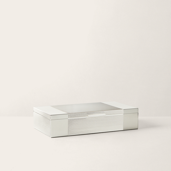 Polo Ralph Lauren Luke Silver-plated Box In Silver