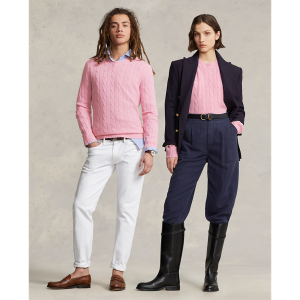 Le pull en cachemire torsadé iconique - Polo Ralph Lauren - Modalova