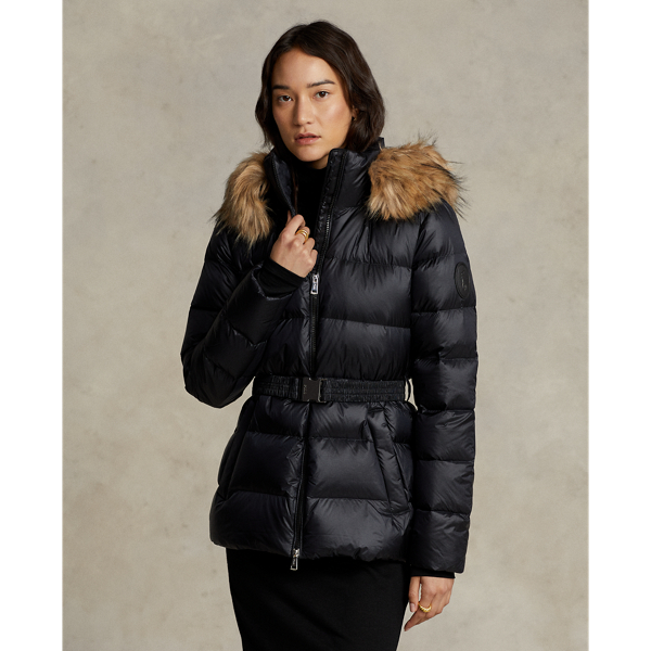 Polo Ralph Lauren Water-repellent Down Jacket In Polo Black