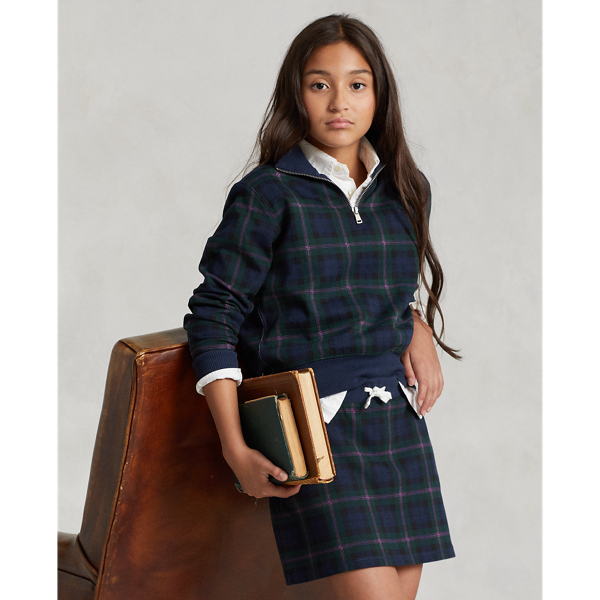 Plaid quarter zip hotsell