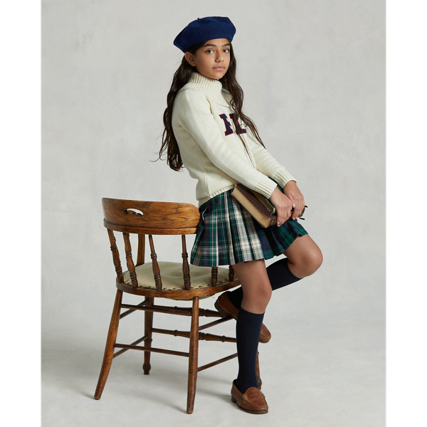 Polo Ralph Lauren Kids' Plaid Oxford Skirt In Multi | ModeSens