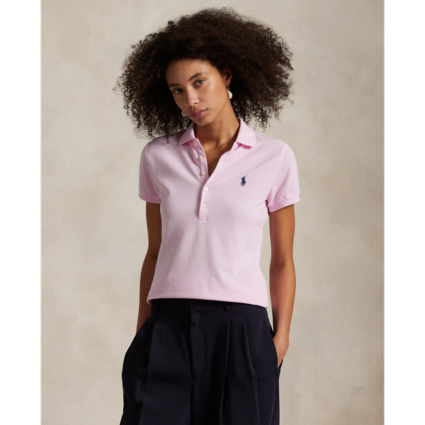 From its meticulous construction – our signature embroidered Pony requires a total of 982 individual stitches to produce – to its breathable cotton mesh fabric, Ralph Lauren Lauren's Polo shirt has been an icon of American style since 1972. This version is made with a hint of stretch for comfort.
