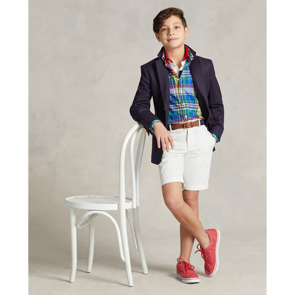 Polo Ralph Lauren Kids' The Iconic Doeskin Blazer In Navy