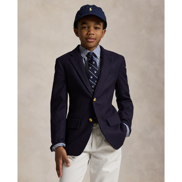 Polo Ralph Lauren Kids The Iconic Doeskin Blazer In Navy ModeSens