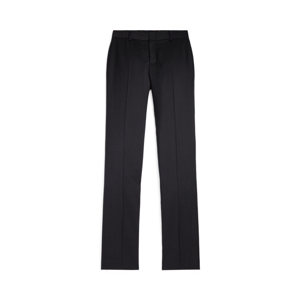 Polo Ralph Lauren Wool Twill Trouser In Charcoal