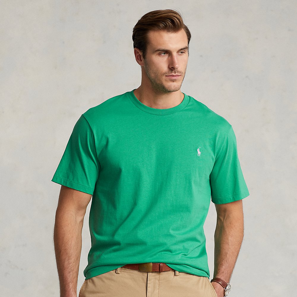 Polo Ralph Lauren Jersey Crewneck T-shirt In Raft Green