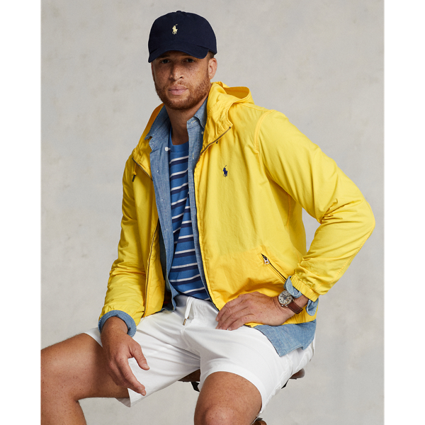 Yellow hot sale polo windbreaker