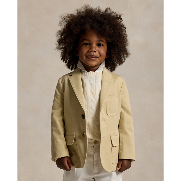 Polo Ralph Lauren Stretch Chino Suit Jacket In Tan
