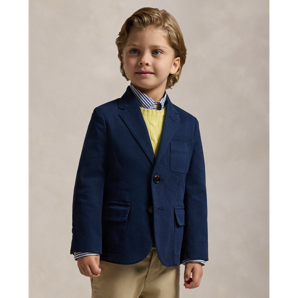 Polo Ralph Lauren Stretch Chino Suit Jacket In Bright Navy