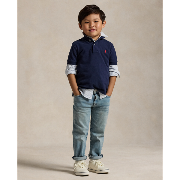 Polo Ralph Lauren Kids' Hampton Straight Stretch Jean In Manning Wash
