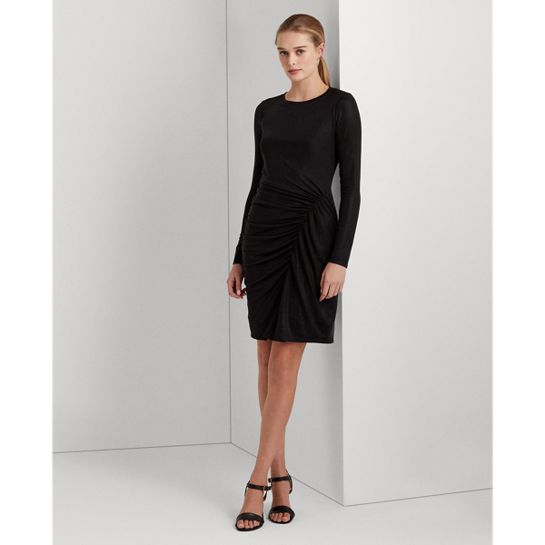 flare dress knee length Anne Klein Side Button Down Midi Dress main image 0