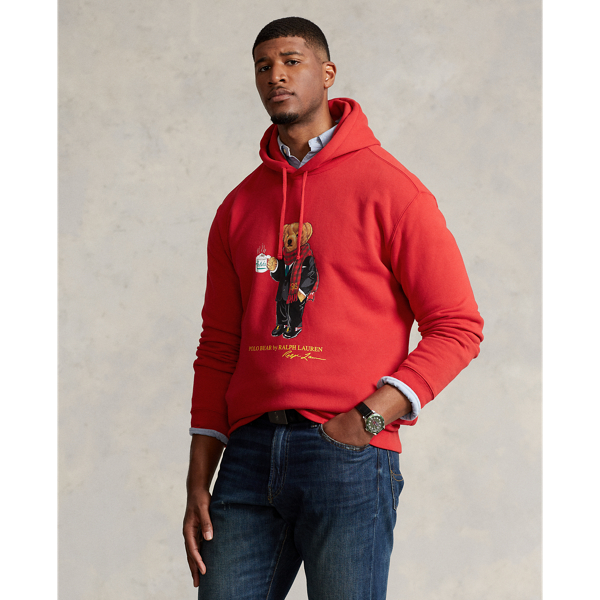 Polo Ralph Lauren Polo Bear Cotton Hoodie In Red | ModeSens