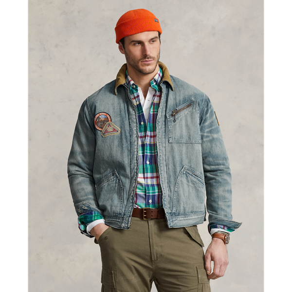 ralph lauren denim trucker dress LAUREN RALPH LAUREN Denim Trucker Shirtdress