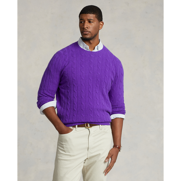 Polo Ralph Lauren The Iconic Cable-knit Cashmere Sweater In Regent ...
