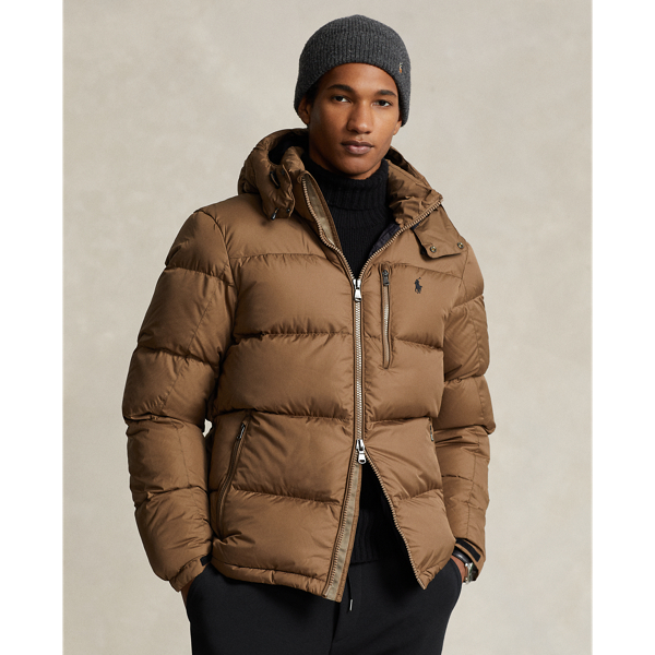 Shop Polo Ralph Lauren The Gorham Down Jacket In Brown