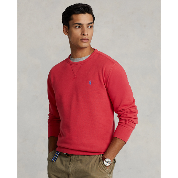 Ralph Lauren The Rl Fleece Sweatshirt In Starboard Red