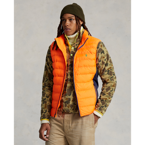 Polo ralph lauren camo packable 2024 down vest