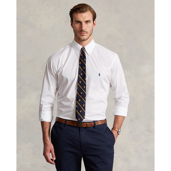 Polo Ralph Lauren Polo Pony-embroidered Long-sleeve Shirt In White